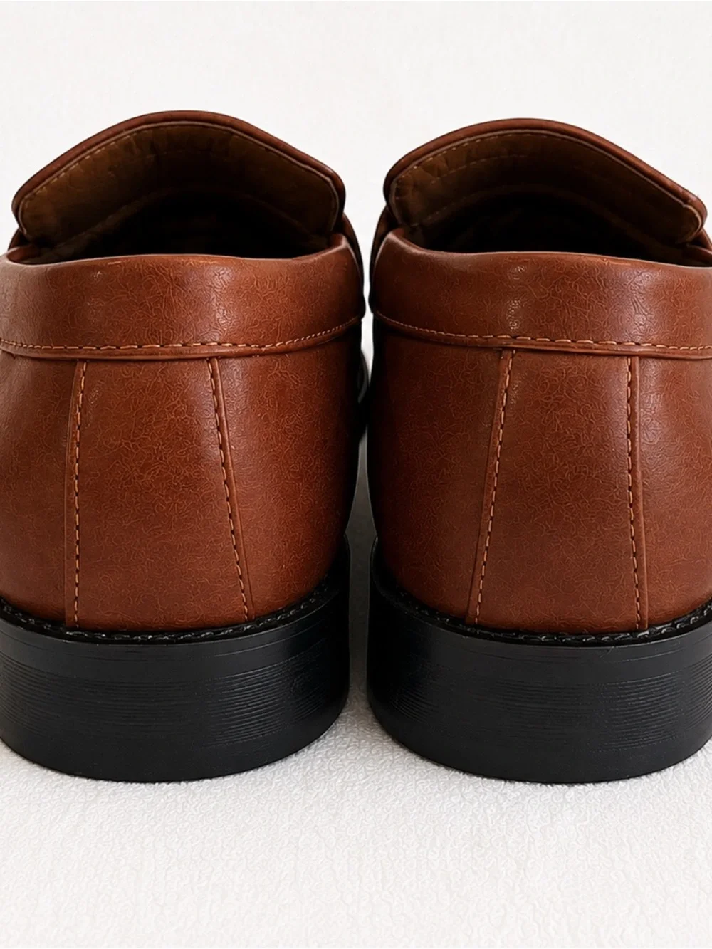 New York & Company Men Size 8.5 Dress Shoes Brown Andy Penny Loafer